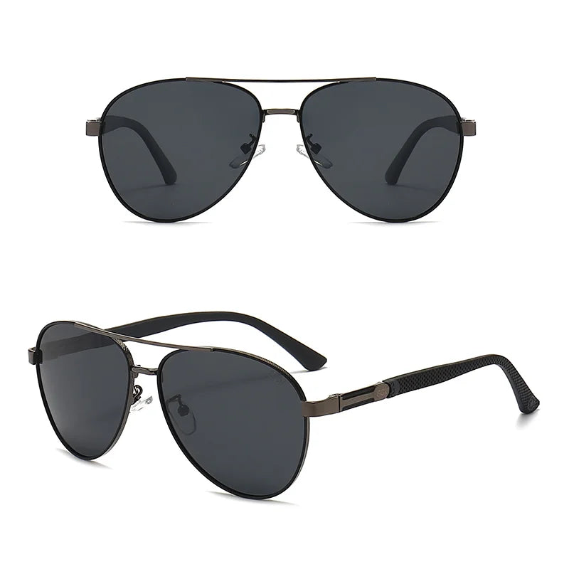 GCV marque hommes/femmes Vintage aluminium lunettes de soleil polarisées marque classique