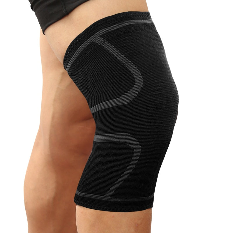 Genouillère de maintien en nylon avec compression pour sports divers