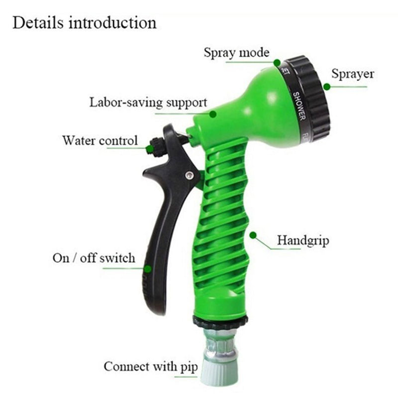 Pistolet à eau Flexible extensible de tuyau d'arrosage de tuyau d'arrosage pour des outils d'irrigation de pulvérisateur de jardin