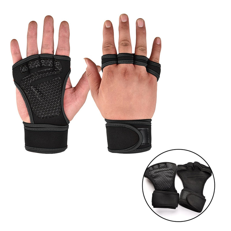 1 paire de gants d'entraînement d'haltérophilie pour hommes et femmes Fitness sport