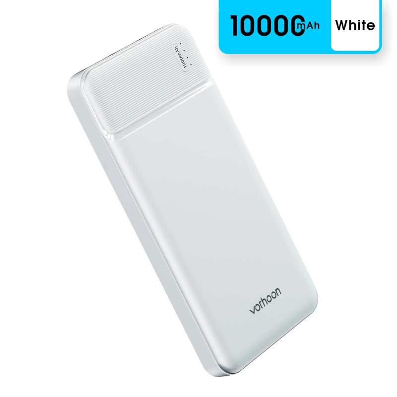 Vothoon Power Bank 10000mAh 2 USB Chargeur portable Batterie externe Portable