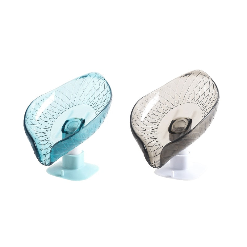 2PCS Porte-savon à ventouse pour feuille de douche portable de salle de bain