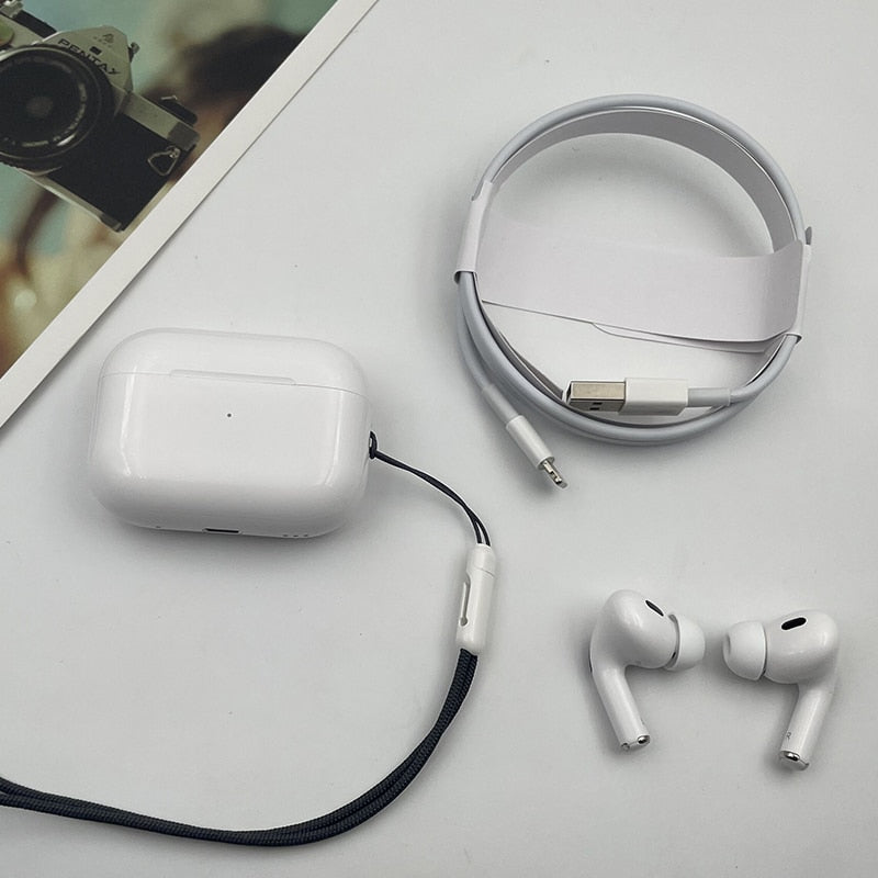 Original Apple Airpods Pro 3 Casque Bluetooth sans fil avec suppression active du bruit avec étui de chargement pour iPhone iPad