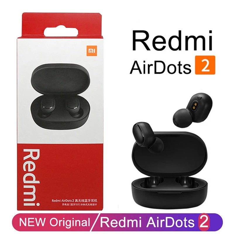 Xiaomi Redmi Airdots 2 Mi Original Headphones Bluetooth Air Dots