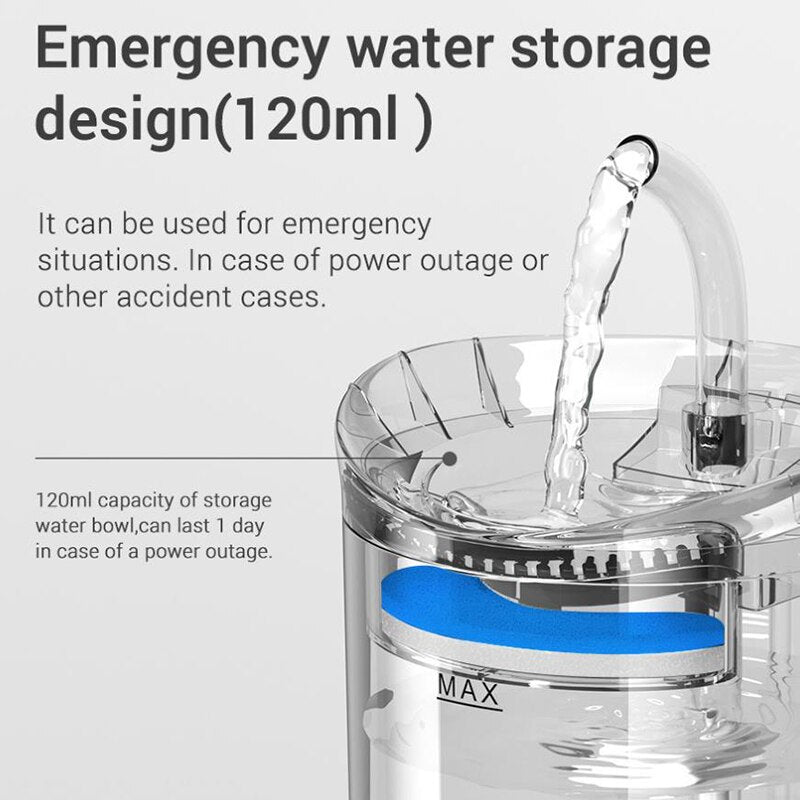 Distributeur d'eau pour animaux de compagnie à température constante avec circulation automatique intelligente