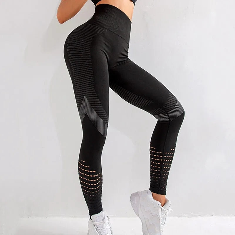 Leggings de fitness pour femmes taille haute sans couture