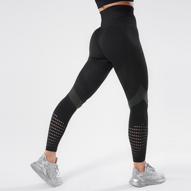 Leggings de fitness pour femmes taille haute sans couture