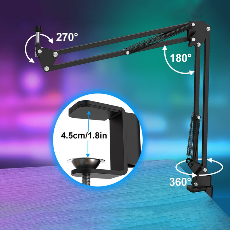 Zealsound Professional USB Streaming Podcast PC Microphone