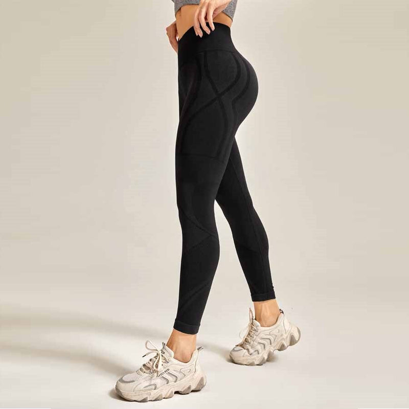 Leggings de sport sans couture pour femmes leggings énergétiques pour le fitness