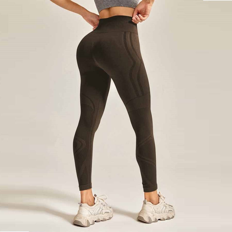 Leggings de sport sans couture pour femmes leggings énergétiques pour le fitness