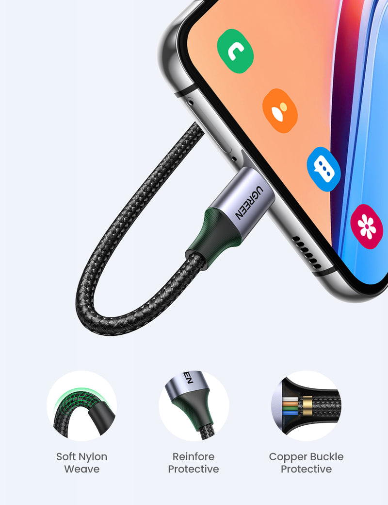 Câble USB-C de type C Câble de données de chargeur rapide