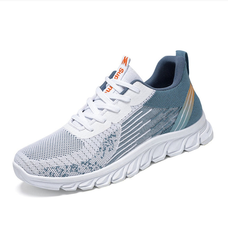 Chaussures de course en tissage pour hommes et femmes, baskets de sport confortables et de plein air, d'athlétisme