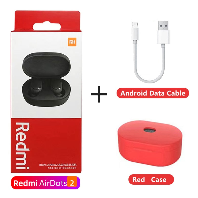 Xiaomi Redmi Airdots 2 Mi Original Headphones Bluetooth Air Dots