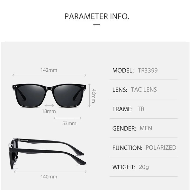 Lunettes de soleil pour hommes et femmes, marque de mode, verres polarisés UV400