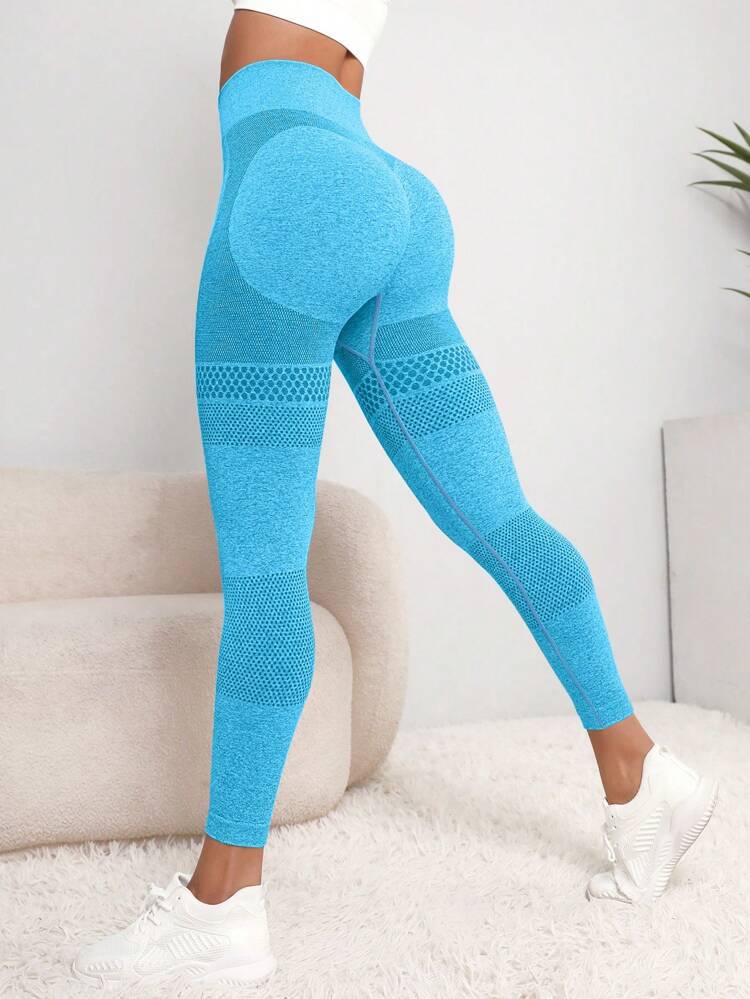 Legging taille haute sans couture pour femme