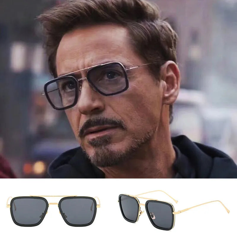 Tony Stark lunettes hommes femmes lunettes de soleil