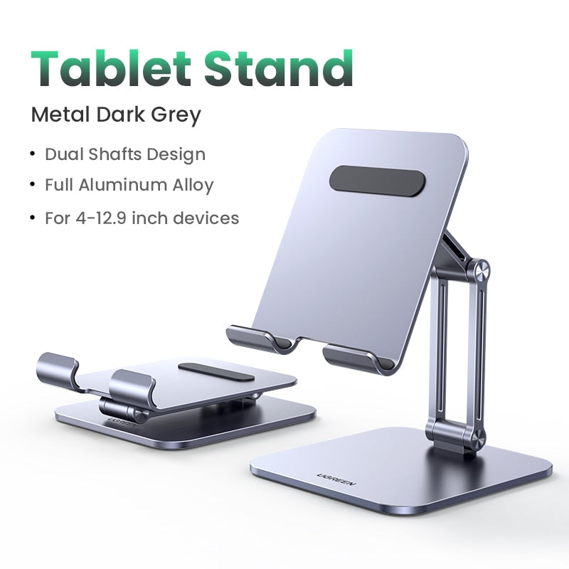 UGREEN Support en aluminium pour iPhone 13 12 Xiaomi Samsung Huawei Tablet Téléphone portable