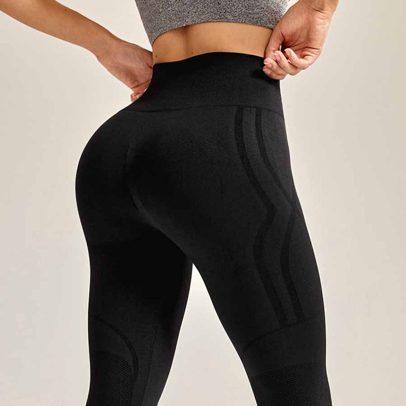 Leggings de sport sans couture pour femmes leggings énergétiques pour le fitness