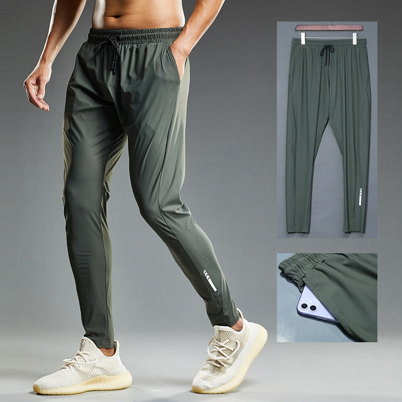 Pantalon de sport extensible pour homme pour la course et la gym en été