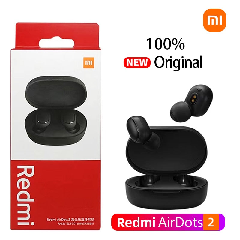 Xiaomi Redmi Airdots 2 Mi Original Headphones Bluetooth Air Dots