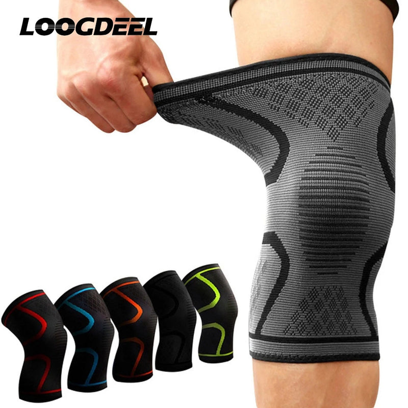 Genouillère de maintien en nylon avec compression pour sports divers